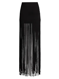 Carlyle Fringe Miniskirt