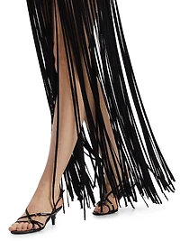 Carlyle Fringe Miniskirt