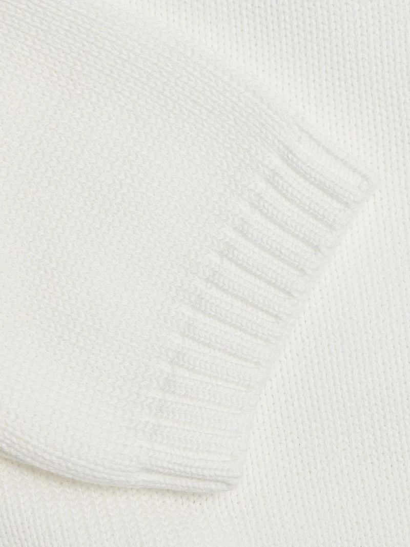 Elsie Short-Sleeve Cotton Sweater