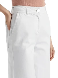 Eileen Slit Wide-Leg Pants