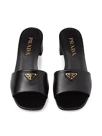 Saffiano Leather Sandals