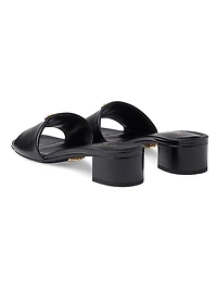 Saffiano Leather Sandals