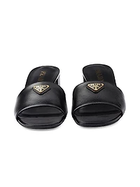 Saffiano Leather Sandals