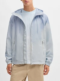 Water Repellent Jacket with Cloud Artwork