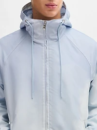 Water Repellent Jacket with Cloud Artwork