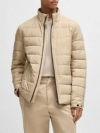 Water Repellent Regular Fit Jacket with Logo Detail