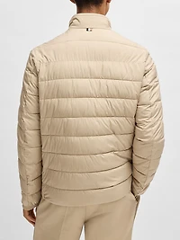 Water Repellent Regular Fit Jacket with Logo Detail