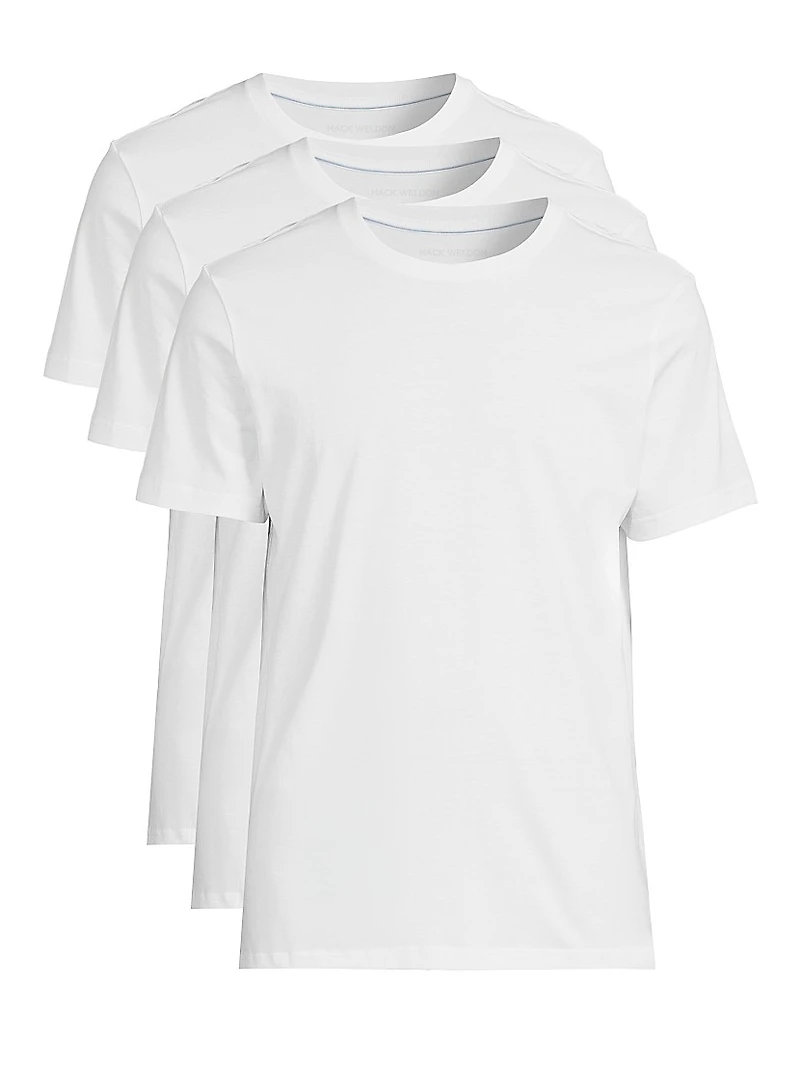 3-Pack Cotton Crewneck T-Shirt