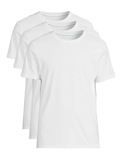 3-Pack Cotton Crewneck T-Shirt