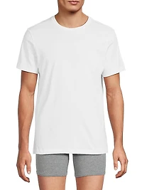 3-Pack Cotton Crewneck T-Shirt