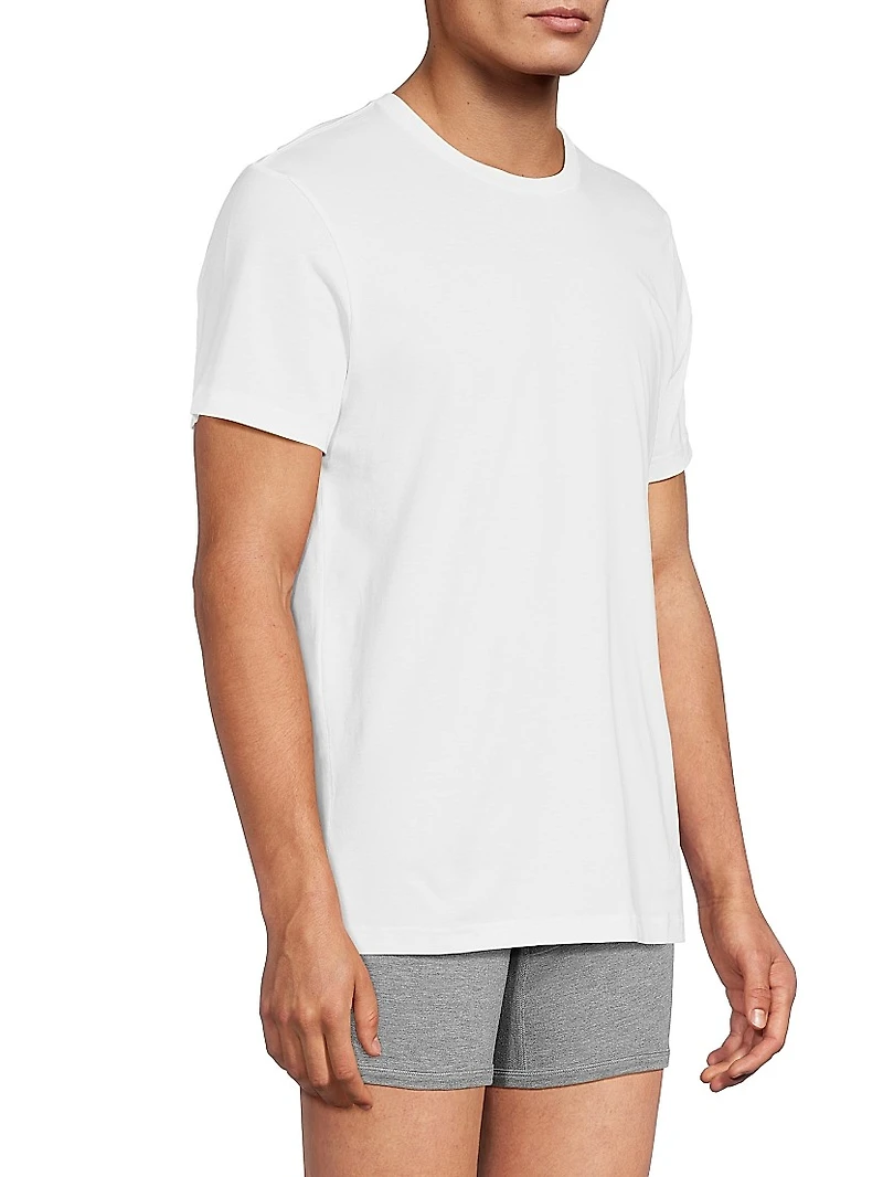 3-Pack Cotton Crewneck T-Shirt