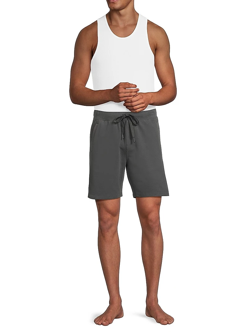 3-Pack Ribbed Jersey Slim-Fit Tank Set