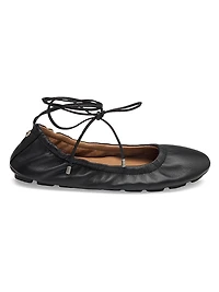 Nappa-Leather Ballerinas