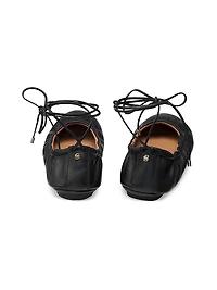 Nappa-Leather Ballerinas