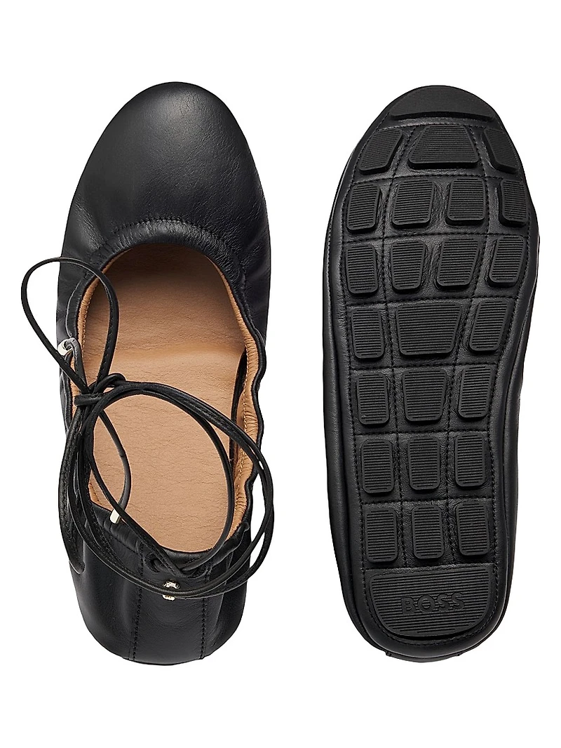Nappa-Leather Ballerinas
