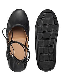 Nappa-Leather Ballerinas