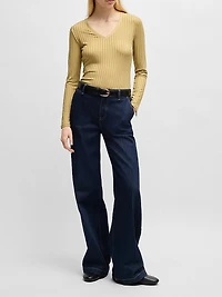 Nappa-Leather Ballerinas