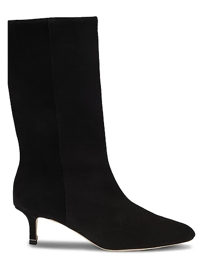 Suede Boots with Double B Monogram