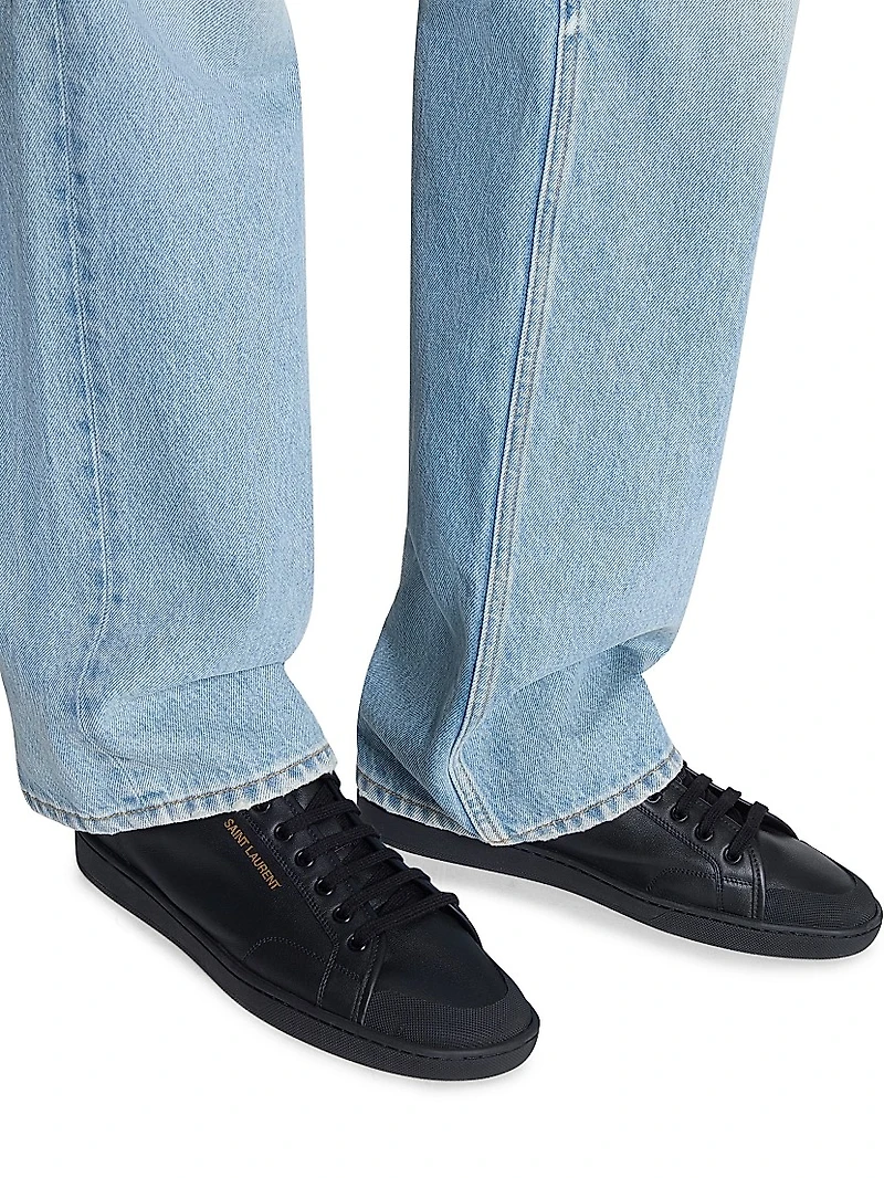 Gym Sneakers Smooth Leather