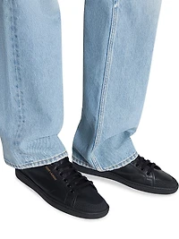 Gym Sneakers Smooth Leather