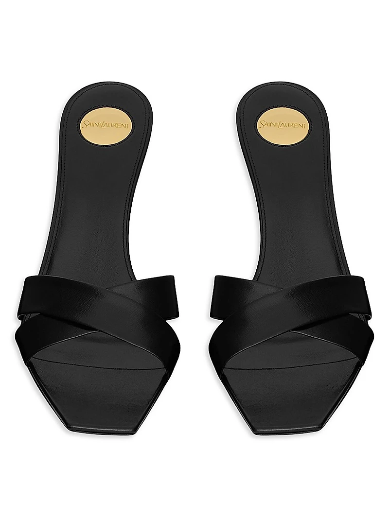 Jill Mules Smooth Leather