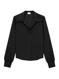 Blouse in Silk Crepe De Chine