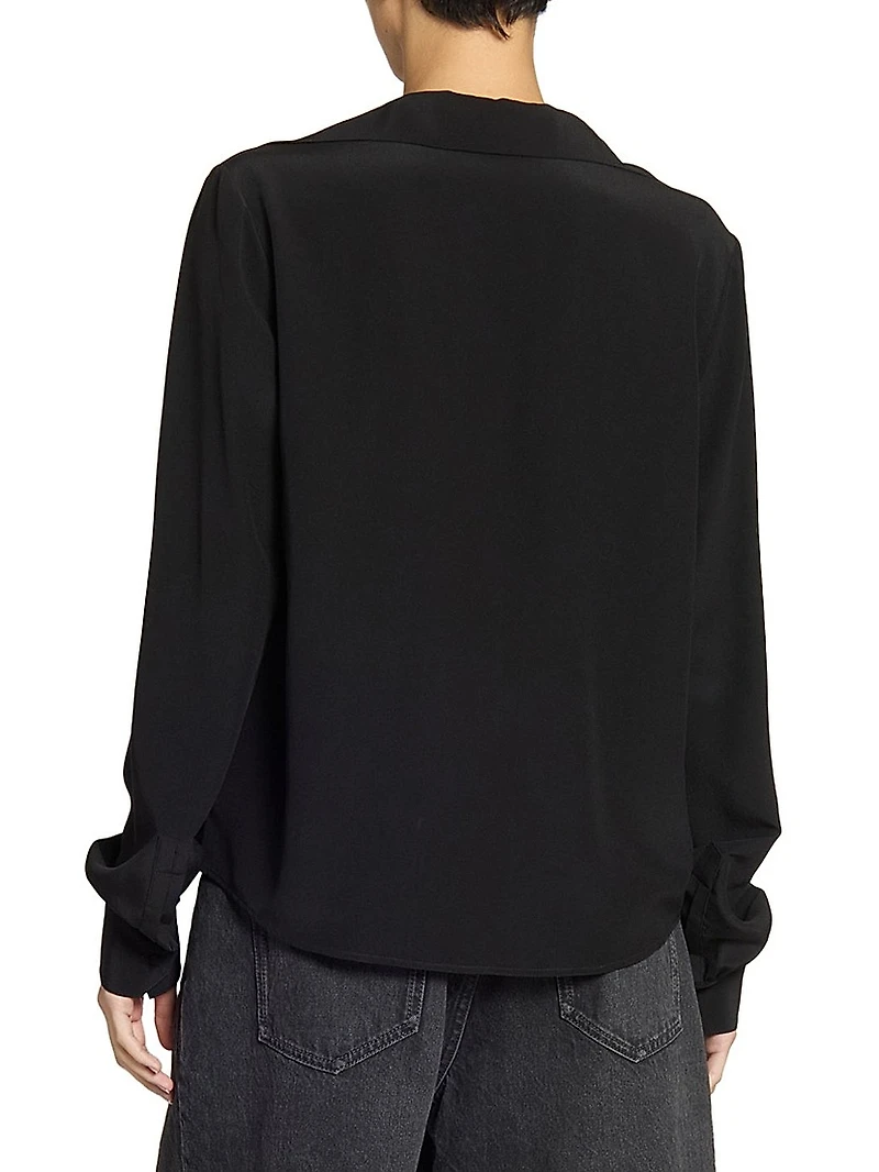 Blouse in Silk Crepe De Chine