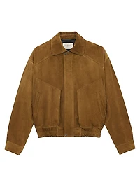 Bomber Jacket in Suede