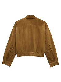 Bomber Jacket in Suede