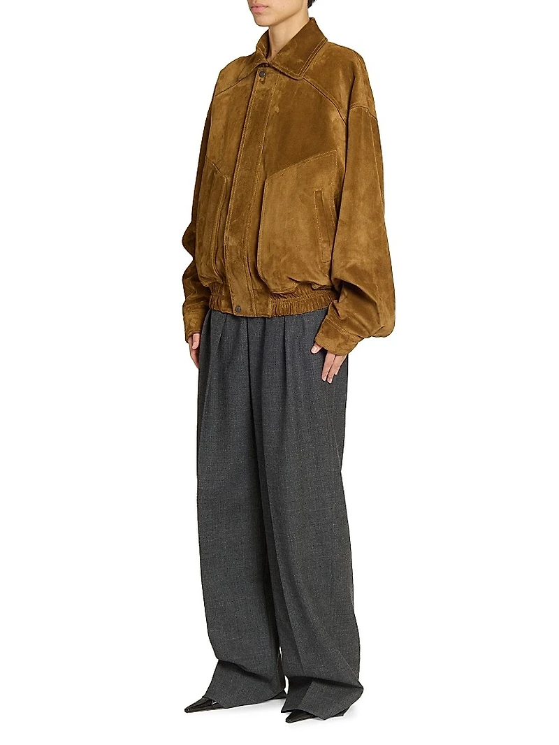 Bomber Jacket in Suede