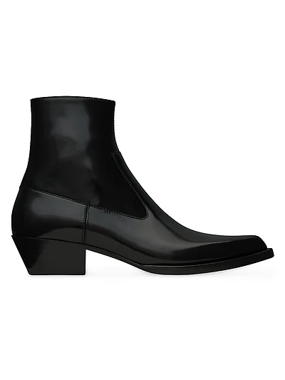 Beat Booties Glazed Leather