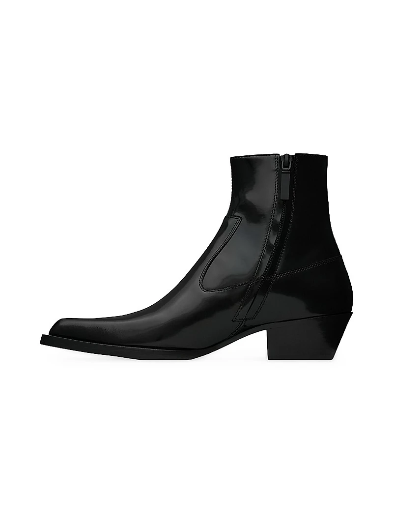 Beat Booties Glazed Leather