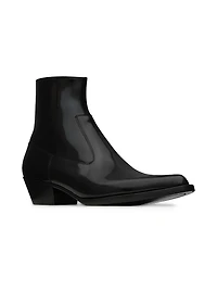 Beat Booties Glazed Leather