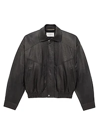 Bomber Jacket in Lambskin