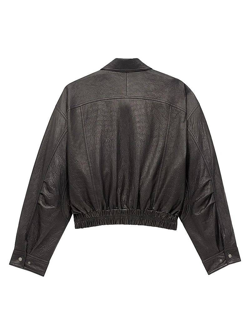 Bomber Jacket in Lambskin