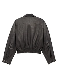 Bomber Jacket in Lambskin