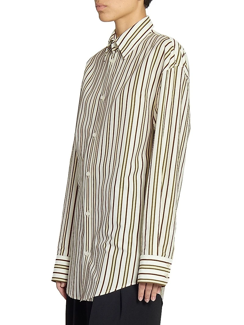 Cassandre Shirt Striped Cotton Poplin