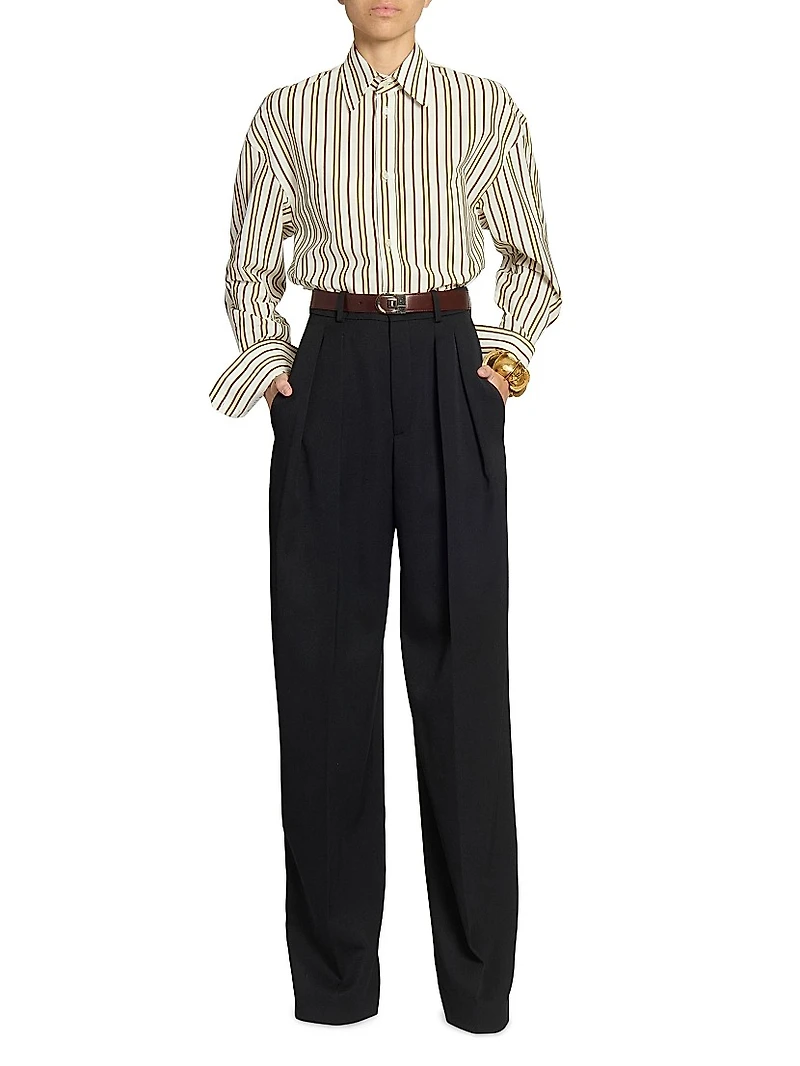 Cassandre Shirt Striped Cotton Poplin