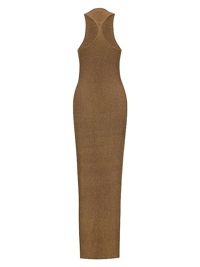 Racerback Dress in Lamã Rib Knit