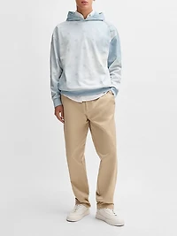 Cloud-Artwork Hoodie with Double B Monograms