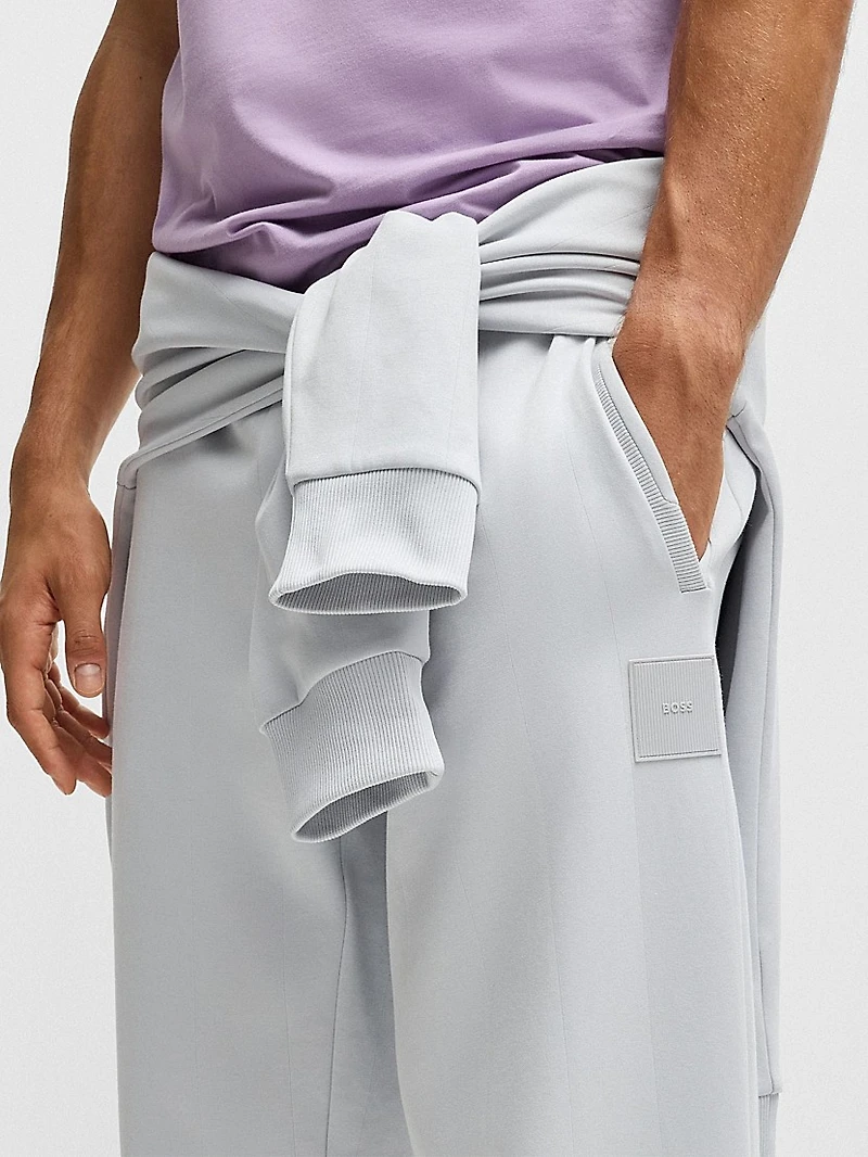 Tracksuit Bottoms a Drop-Needle Cotton