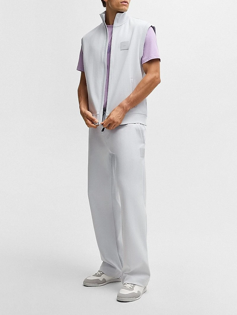 Tracksuit Bottoms a Drop-Needle Cotton