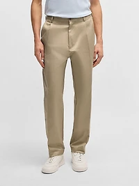 Relaxed-Fit Trousers Cotton Twill