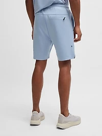 Active Stretch Shorts with Decorative Reflective Details