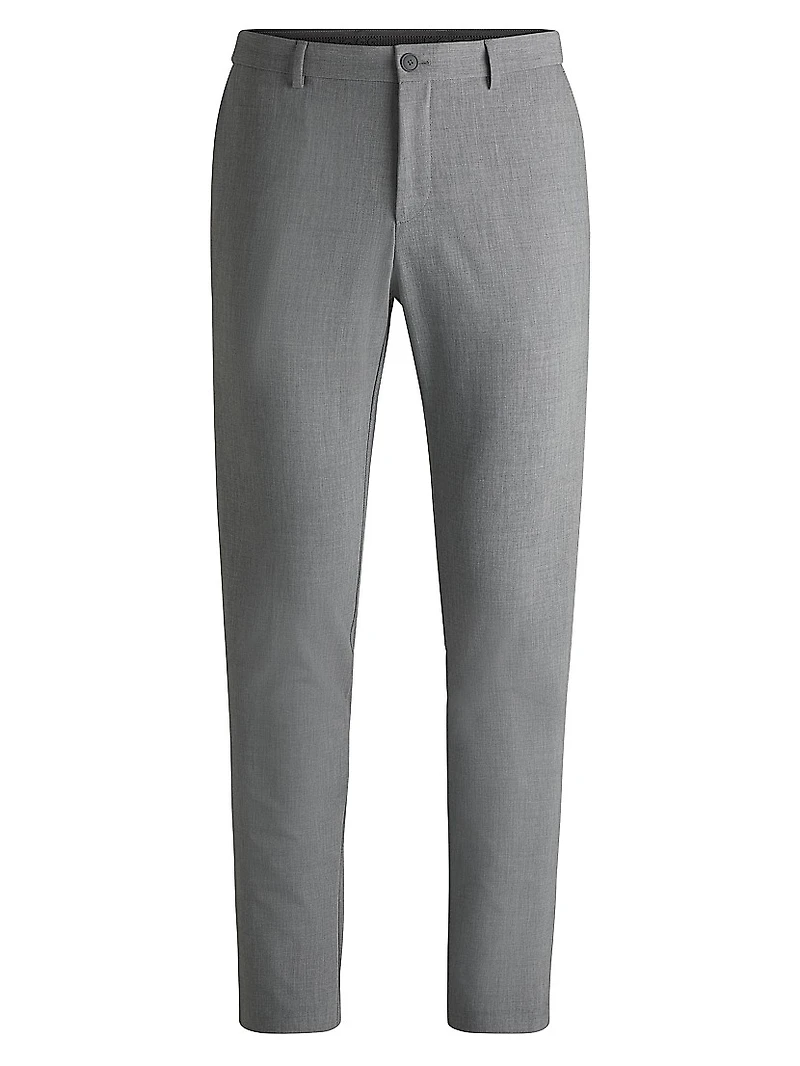 Slim-Fit Trousers Performance-Stretch Fabric