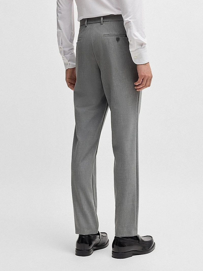 Slim-Fit Trousers Performance-Stretch Fabric