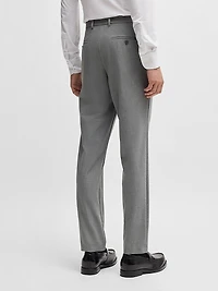 Slim-Fit Trousers Performance-Stretch Fabric