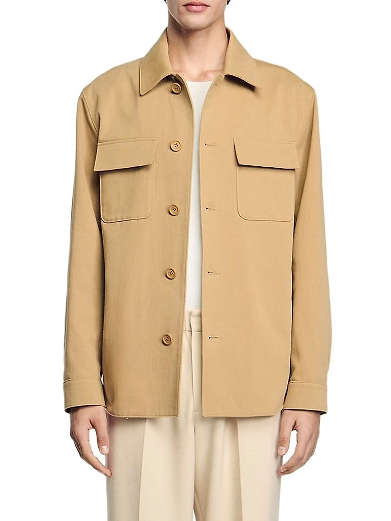 Oversized Shirt with Pockets