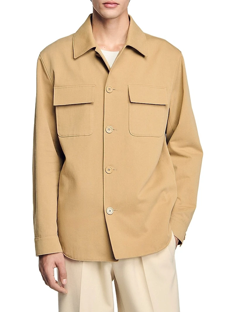 Oversized Shirt with Pockets