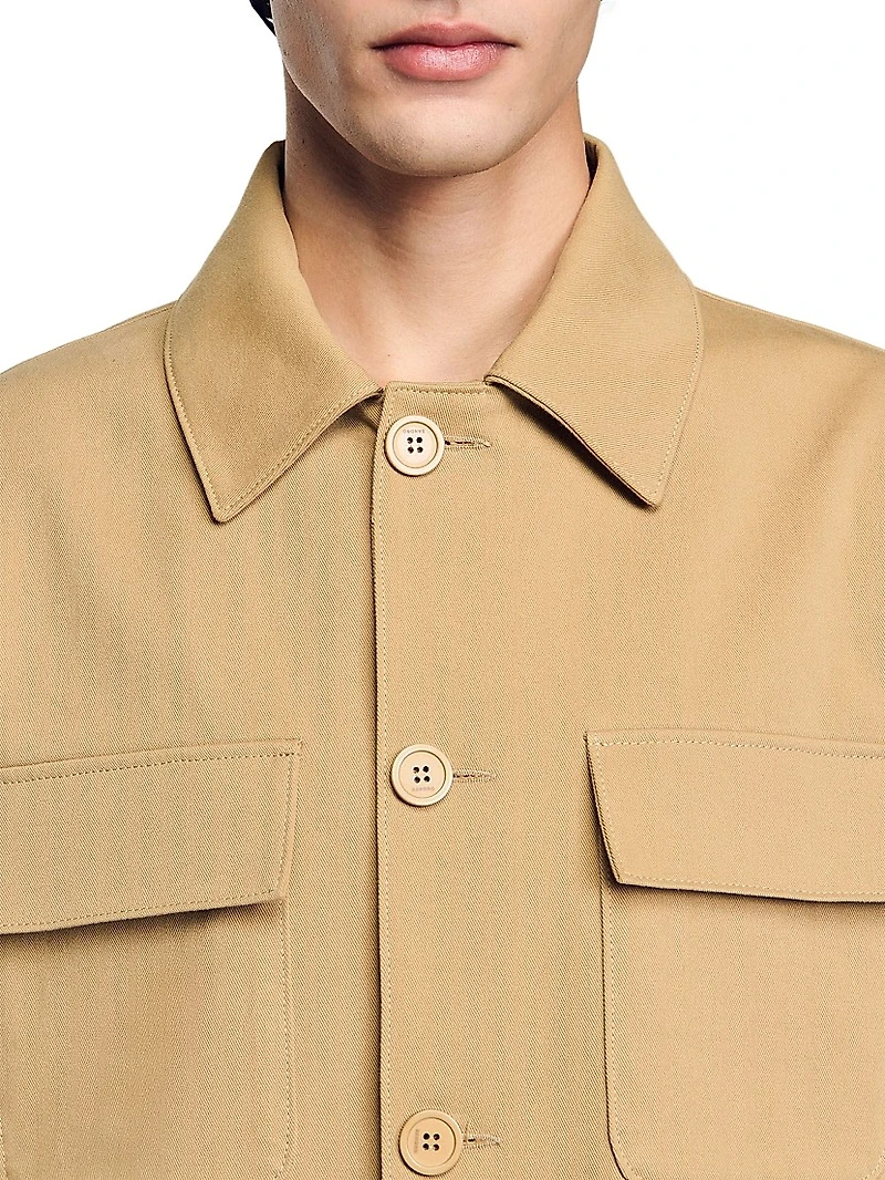 Oversized Shirt with Pockets